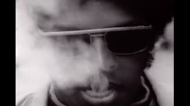 Still from the fake “Dope Man” political broadcast